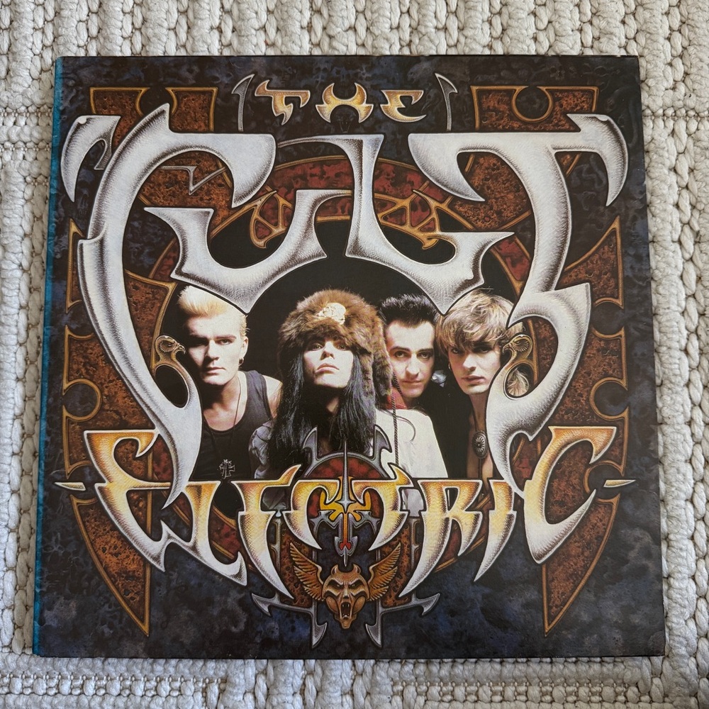 VTG Original 1987 THE CULT Album ELECTRIC Record 1ST PRESSING Vinyl Lp Excellent